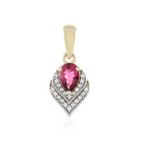 Ciondolo in oro con Tormalina Rosa (Adela Gold)