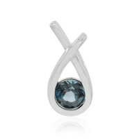 Ciondolo in argento con Topazio Blu Londra