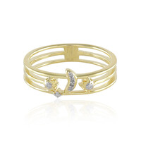 Anello in argento con Diamante I2 (I)