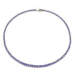 Collana in argento con Tanzanite (Gems en Vogue)