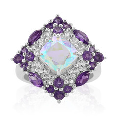 Anello in argento con Quarzo Moonlight