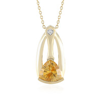 Collana in argento con Citrino