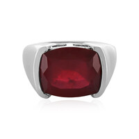 Anello in argento con Rubino del Madagascar