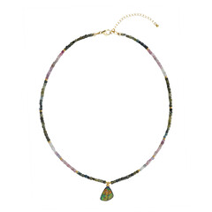 Collana in argento con Ammolite