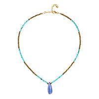 Collana in argento con Cianite