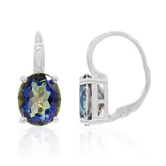 Orecchini in argento con Quarzo Mistico Blu