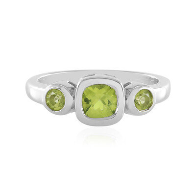 Anello in argento con Peridoto
