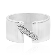 Anello in argento con Diamante I1 (G)