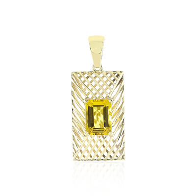 Ciondolo in oro con Berillo Dorato (Ornaments by de Melo)