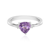Anello in argento con Ametista Zambiana