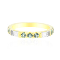 Anello in oro con Tormalina Paraiba Nigeriana