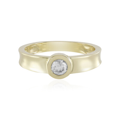Anello in oro con Diamante I3 (J)
