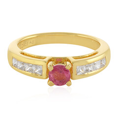 Anello in argento con Zaffiro Rosa del Madagascar