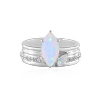 Anello in argento con Opale di Welo