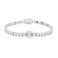 Bracciale in argento con Topazio Bianco