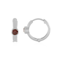 Orecchini in argento con Zircone Rosa