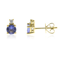 Orecchini in oro con Tanzanite