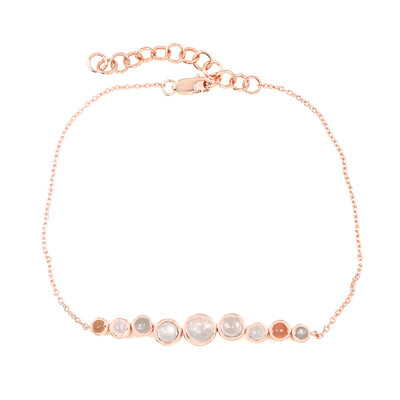 Bracciale in argento con Pietra di Luna Blu (KM by Juwelo)