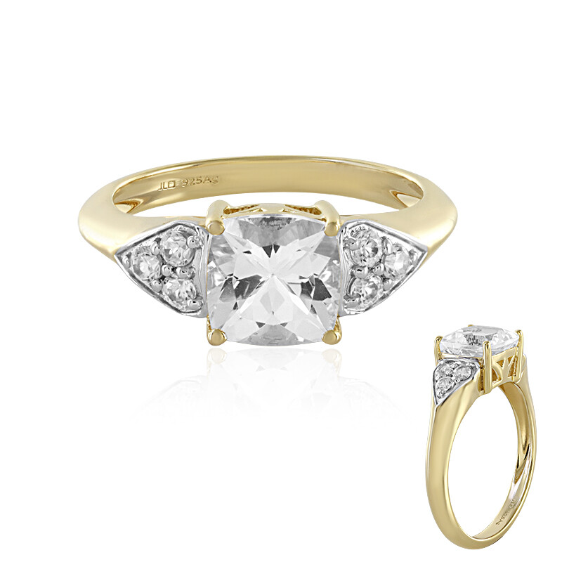 Bracciale Auricolare Placcato Oro 14K Su Argento 925 - Orecchini A Clip A Doppio Strato - Regno Unito