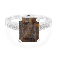 Anello in argento con Quarzo Dinosauro