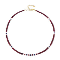 Collana in argento con Rubino (Riya)