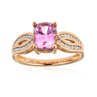 Anello in oro con Diasporo Rosa (AMAYANI)
