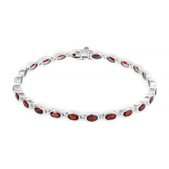Bracciale in argento con Granato Mozambico
