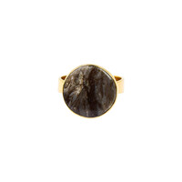 Anello in argento con Agata Prairie