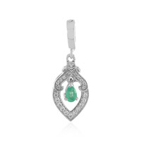 Ciondolo in argento con Smeraldo Etiope