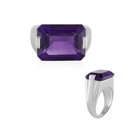 Anello in argento con Ametista Siberiana