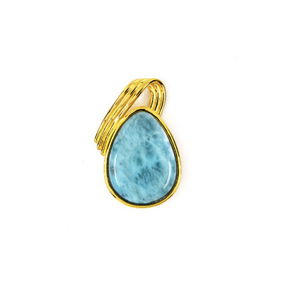Ciondolo in argento con Larimar