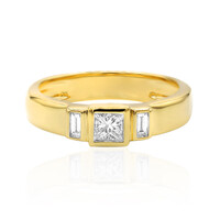 Anello in oro con Diamante IF (D)