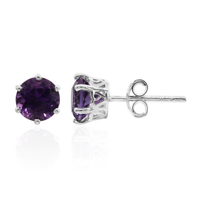 Orecchini in argento con Ametista Zambiana