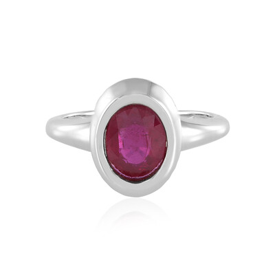 Anello in argento con Rubino Bemainty (SAELOCANA)