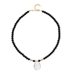 Collana in argento con Quarzo Bianco