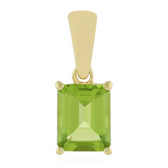 Ciondolo in oro con Peridoto Arizona