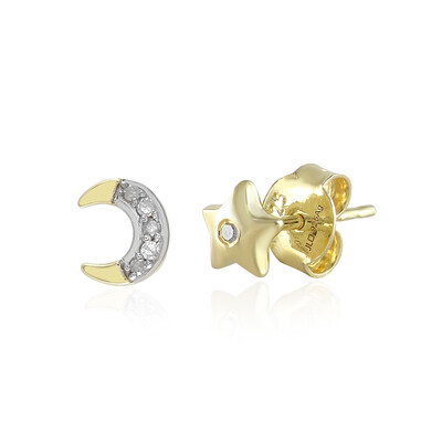 Orecchini in argento con Diamante I2 (I)