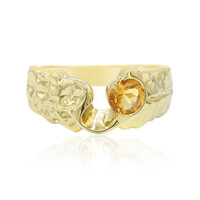 Anello in argento con Citrino