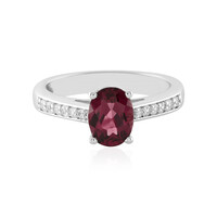 Anello in argento con Granato Malawi