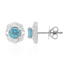 Orecchini in argento con Apatite Blu (Pallanova)