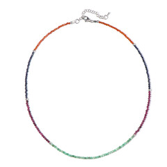 Collana in argento con Rubino Mozambico
