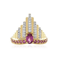 Anello in argento con Rodolite