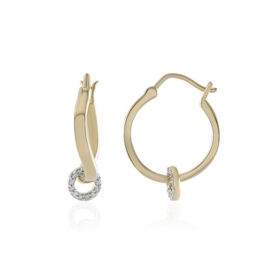 Orecchini in argento con Diamante I2 (I)