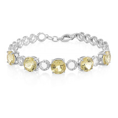 Bracciale in argento con Labradorite Dorata