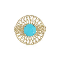 Anello in oro con Turchese Sleeping Beauty (Ornaments by de Melo)