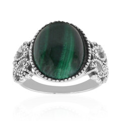 Anello in argento con Malachite (Art of Nature)