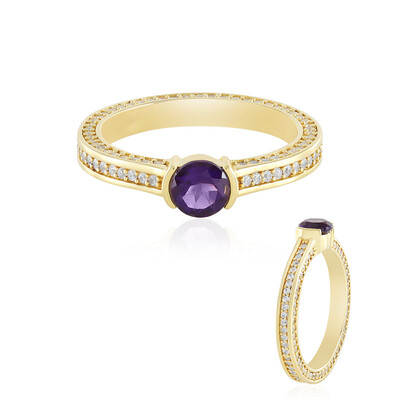 Anello in argento con Ametista