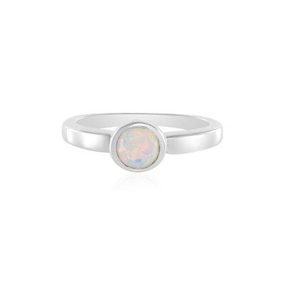 Anello in argento con Opale di Welo