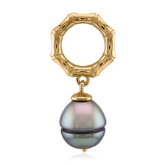 Ciondolo in argento con Perla Tahitiana (TPC)