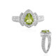 Anello in argento con Peridoto